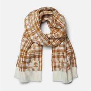Timberland Tan/White Buffalo Plaid Scarf